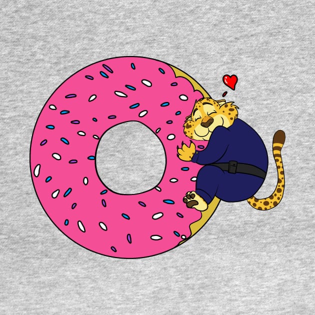 Clawhauser Love Doughnut by CaseyLJones